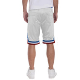 STRIPED BAND SOLID BASKETBALL SHORTS